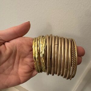 Elegant Gold Bangle Set (3 different sets)